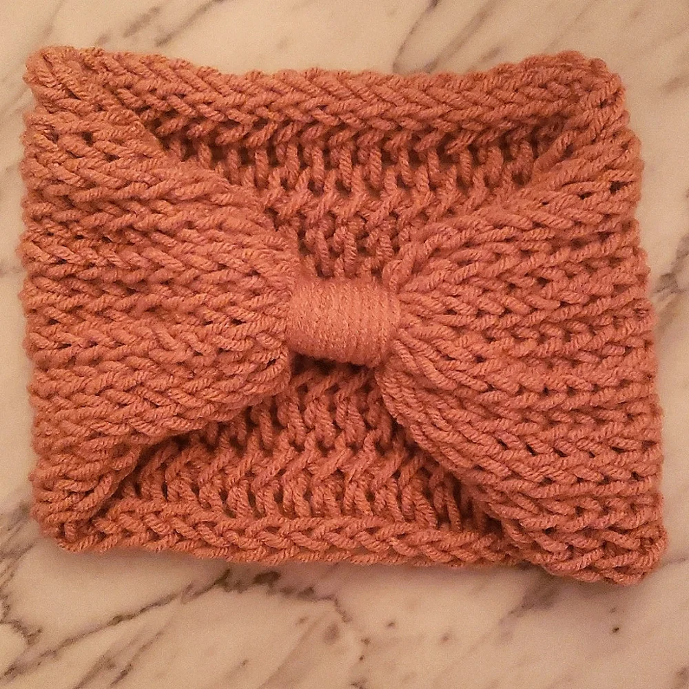 Handmade Knit Turban Headband - Picture 2 of 6
